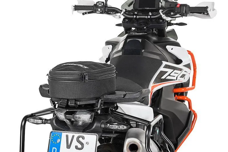 Universele Touratech Ibarra Sport tas voor op buddyseat