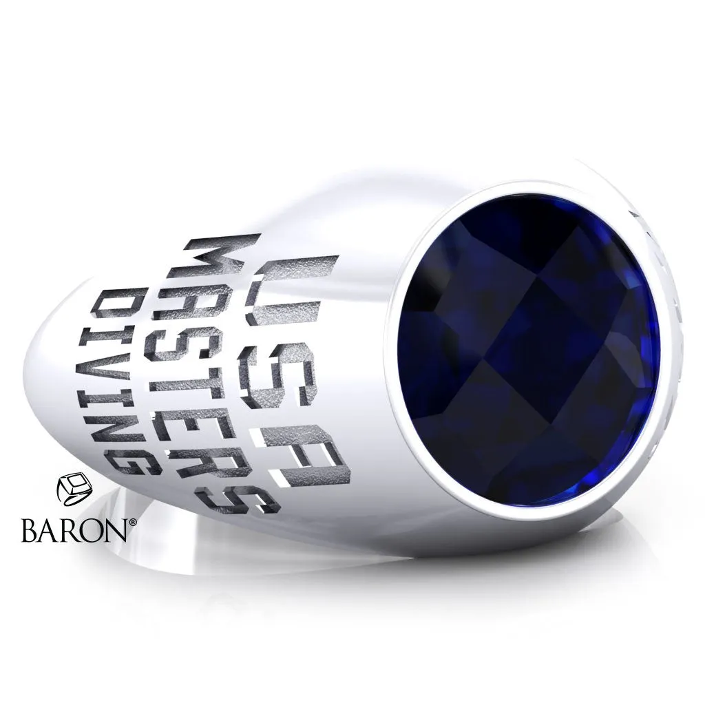 USA Masters Diving 2021 Championship Ring - Design 4.9.B