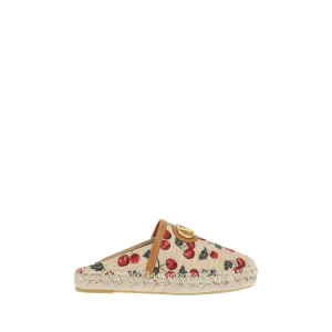 Valentino Garavani Vlogo Cherryfic Espadrilles Mules
