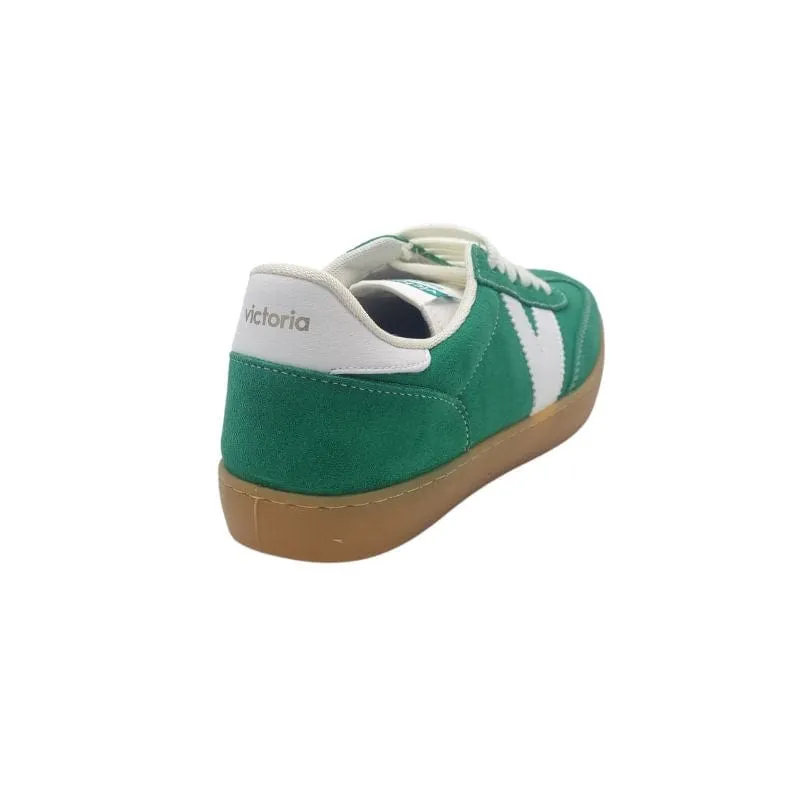 Victoria Womens Green Lace-up Fashion Trainer - 1126212