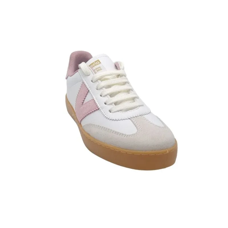Victoria Womens Pink Lace-up Fashion Trainer - 1126206