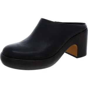 Vince Womens NAVINA CLOG Leather Slip On Clogs