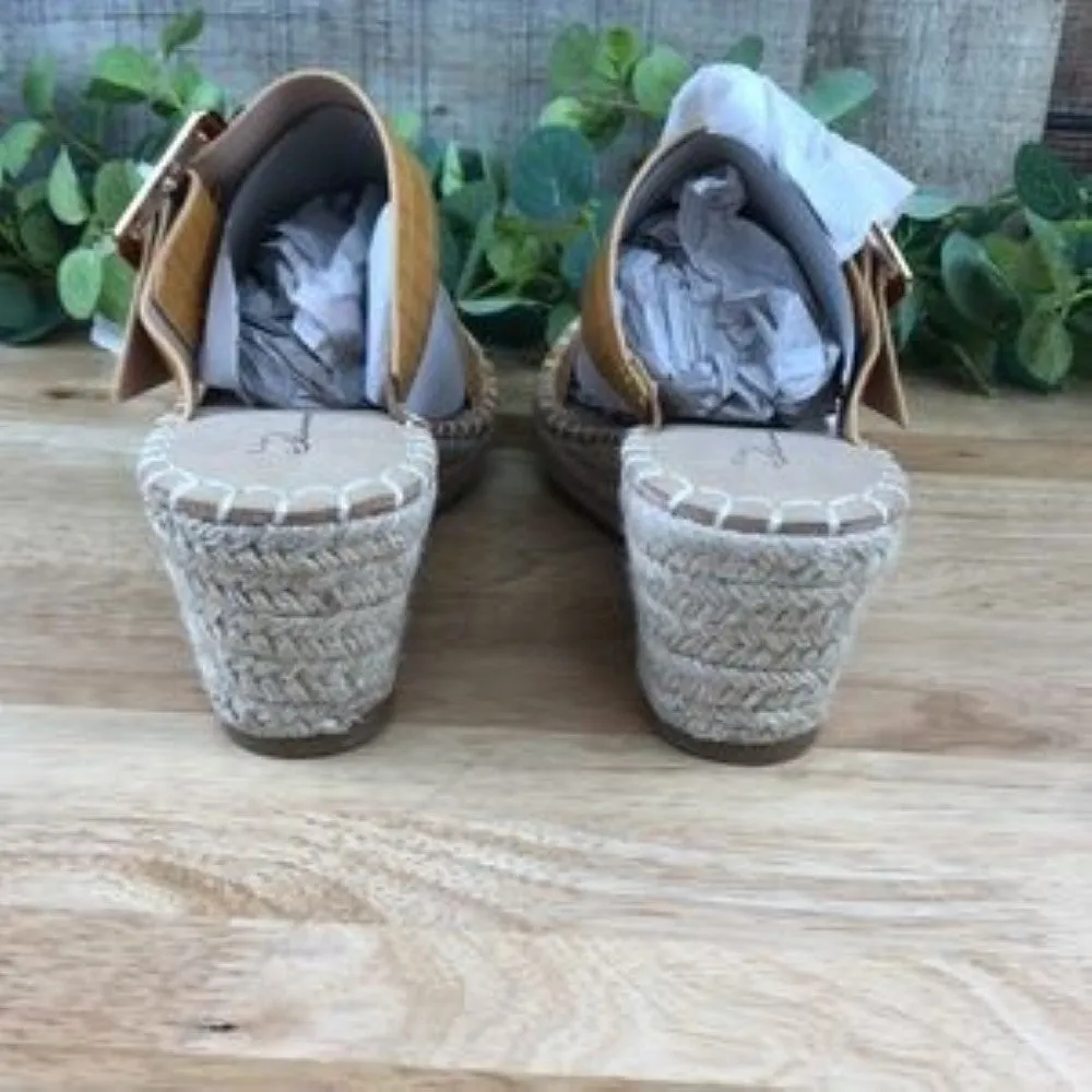 Vintage Havana  Robin Wedge Sandals  Mustard 6.5