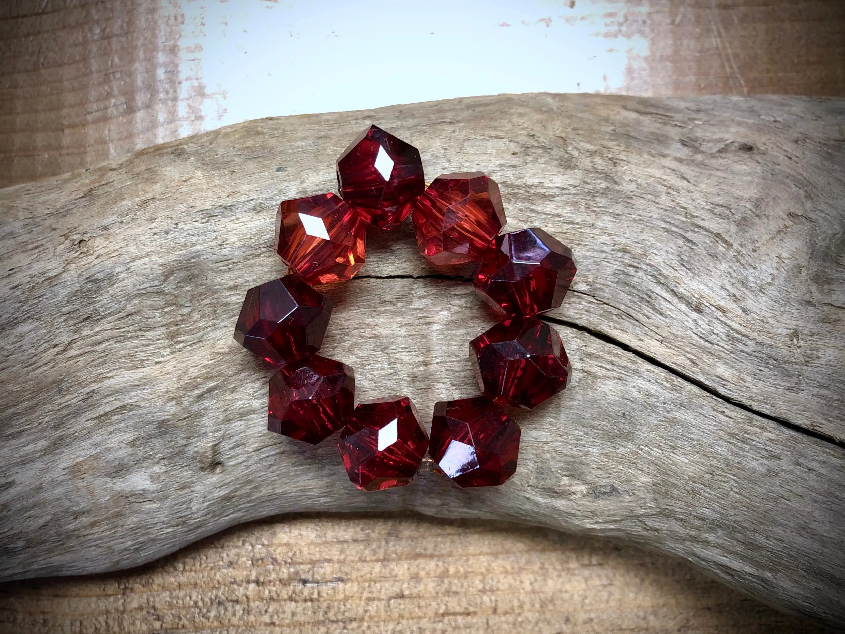 Vintage Plastic Bead Strand