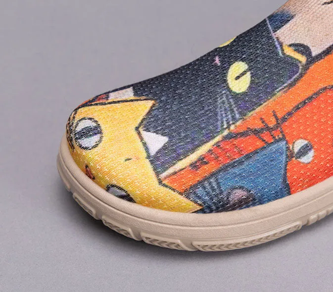 Vintage Style Knitted Espadrilles for Women in Cute Pattern