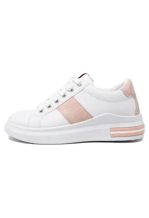 WHITE TRAINER WITH PINK
