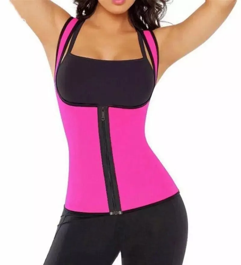 Women Body Shaper Neoprene Waist Trainer Sauna Top