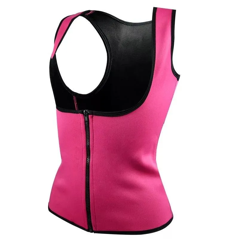 Women Body Shaper Neoprene Waist Trainer Sauna Top