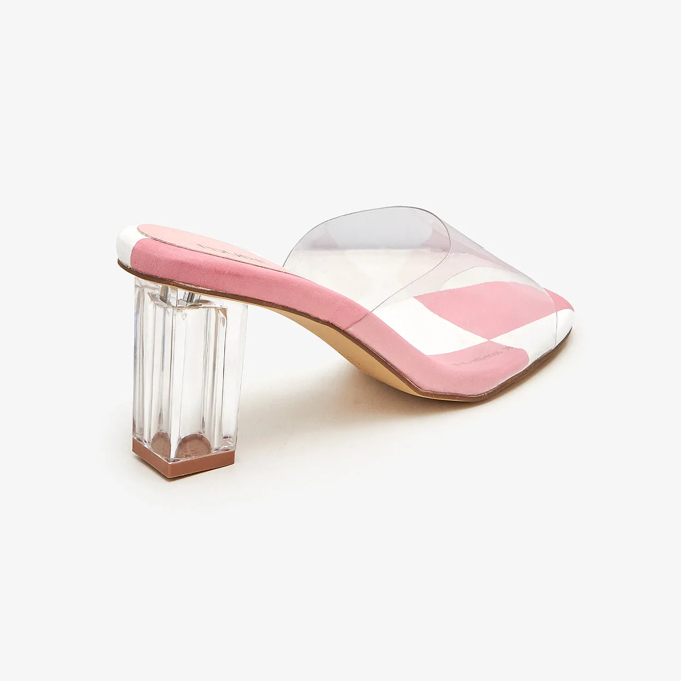 Women's Crystal Block Heels