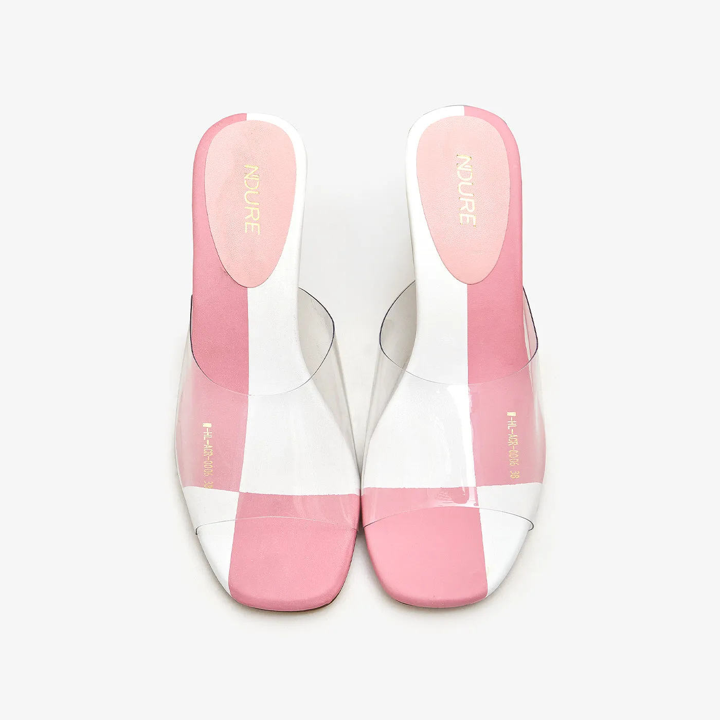Women's Crystal Block Heels