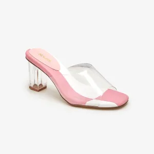 Women's Crystal Block Heels