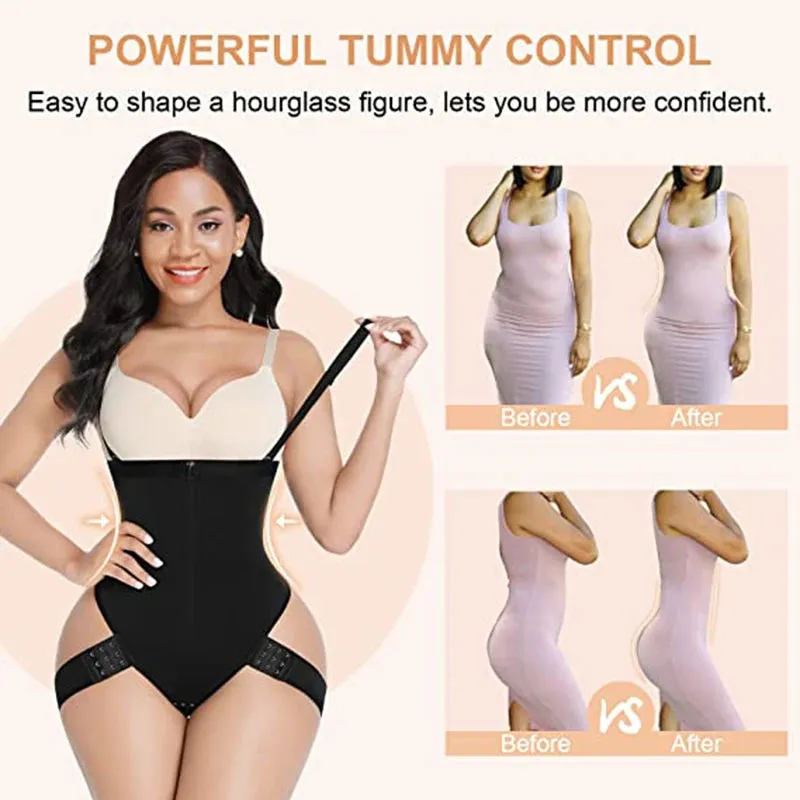 Womens Plus Size Shapewear Butt Lifter Shaping Panties High Waisted Tummy Control Body Shaper Slim Waist Trainer Corset