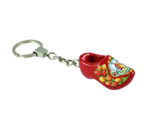 Wooden Shoe Keychain
