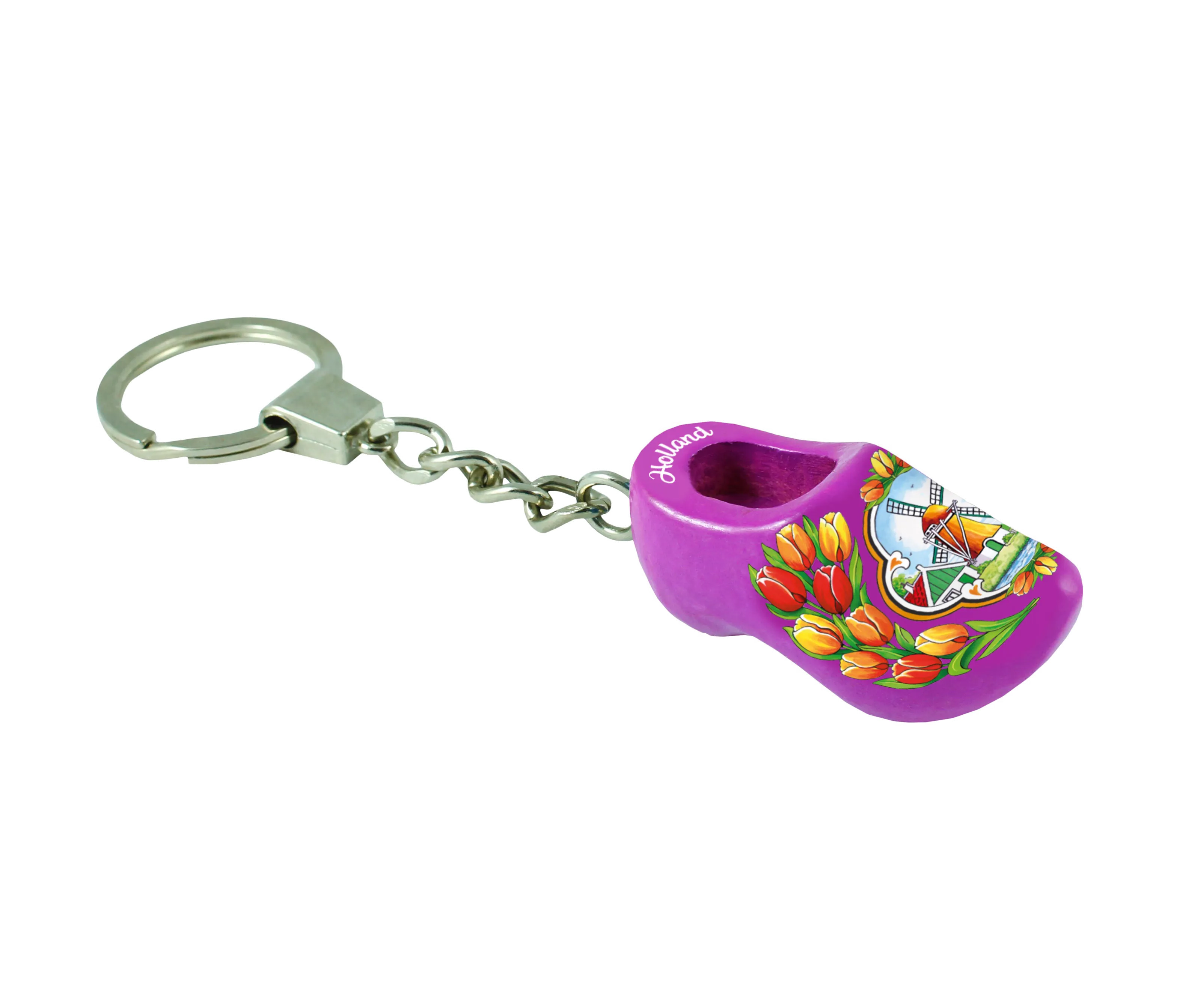 Wooden Shoe Keychain