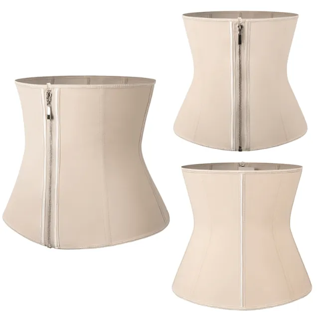 Zip & Hooks Waist Trainer 6 Steel Boned Corset Belt